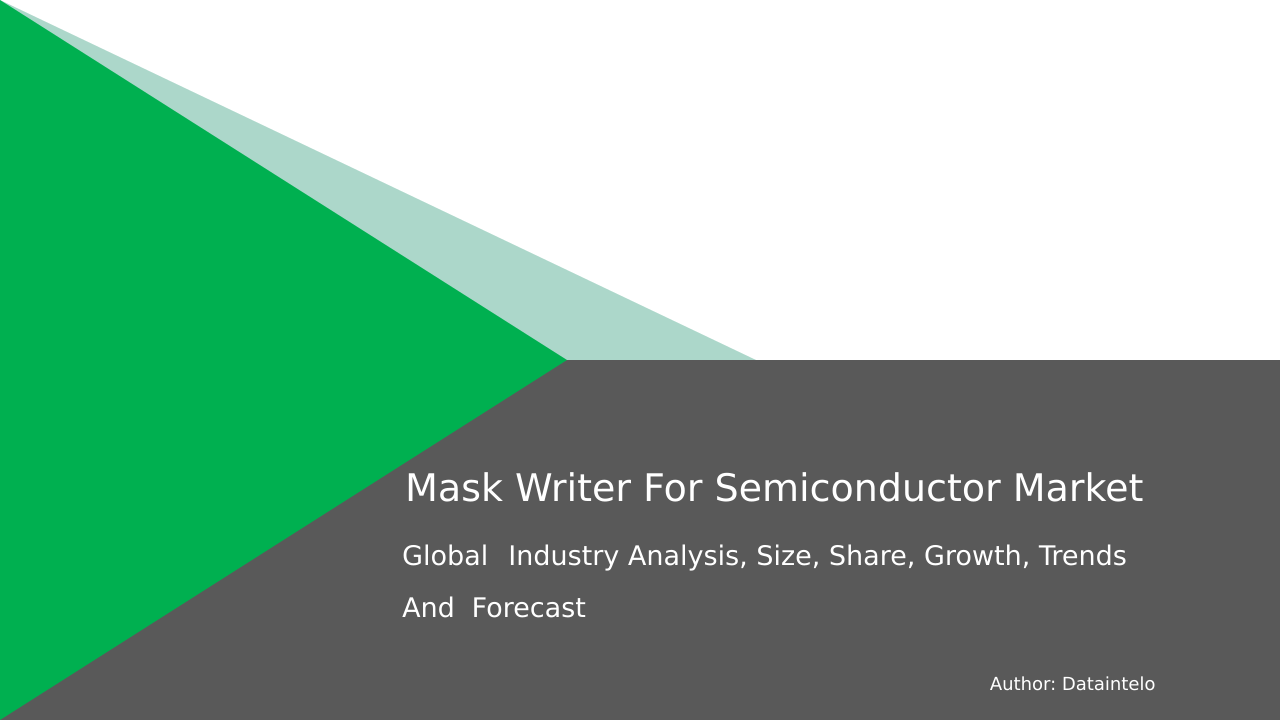 Mask Writer For Semiconductor Market Research Report 2032