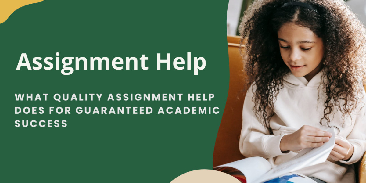 What Quality Assignment Help Does for Guaranteed Academic Success